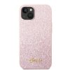 Apple Iphone 14 Pro Max Guess Glitter Flakes Metal Logo szilikon tok