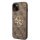 Apple Iphone 11 Guess Metal Logo barna szilikon tok