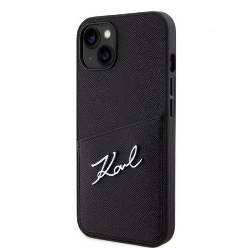 Apple Iphone 13 Pro Karl Lagerfeld Saffiano Card & Sign szilikon tok