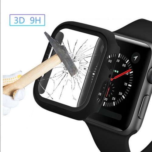 Apple Watch 49mm óra tok kijelzővédővel fekete