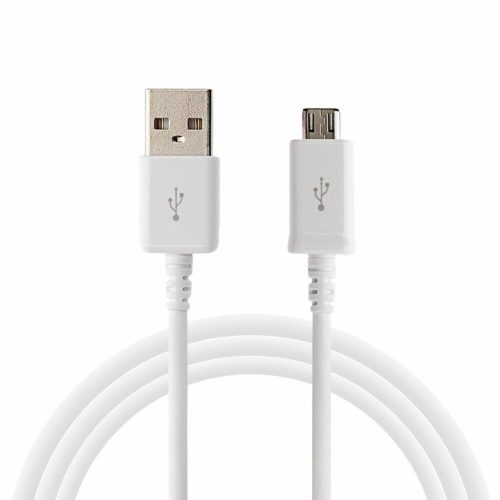 Töltő és adatkábel Samsung ECB-DU4AWE Micro Usb kábel 100cm gyári csomagolás nélküli fehér