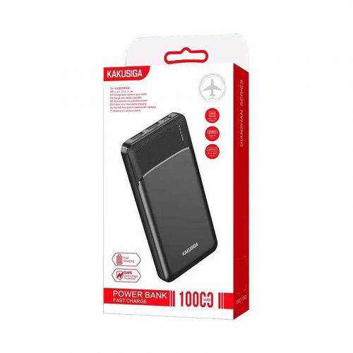 Kakusiga KSC-1083 10000mAh Powerbank Fekete