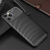 Xiaomi Redmi 9 erősített szilikon tok Carbon Elite fekete