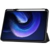 Xiaomi Pad 6 Pad 6 Pro tablet tok mappa Trifold ceruza tartóval fekete