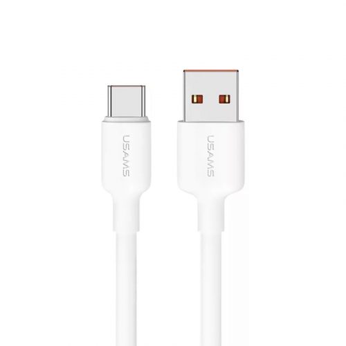 Töltő és adatkábel USAMS SJ601 U84 Usb-A Type-c 100cm 3A fehér