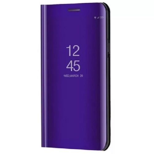 Samsung Galaxy A54 5G oldalra nyíló Smart View Cover Utángyártott lila