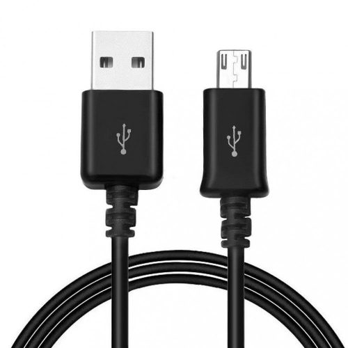 Töltő és adatkábel Samsung ECB-DU4ABE Micro Usb kábel 100cm gyári csomagolás nélküli fekete