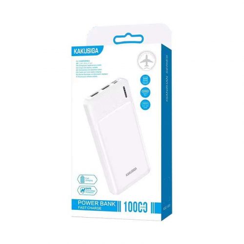 Kakusiga KSC-1083 10000mAh Powerbank Fehér