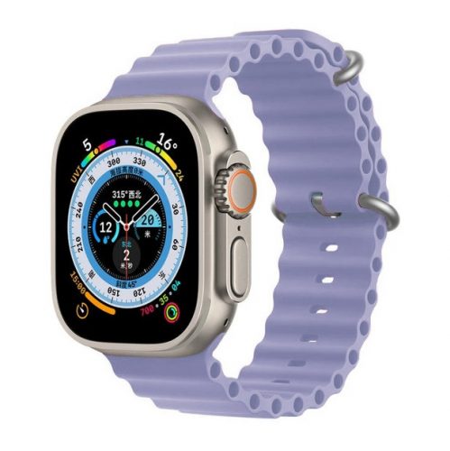 Apple Watch 42 44 45 49 mm ocean sport óraszíj levendula