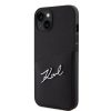 Apple Iphone 14 Pro Karl Lagerfeld Saffiano Card & Sign szilikon tok