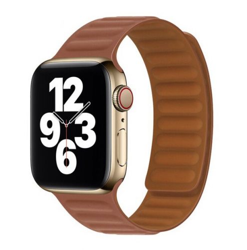 Apple Watch 38 40 41 mm mágneses óraszíj barna