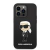 Apple Iphone 13 Karl Lagerfeld Liquid Silicone fekete szilikon tok