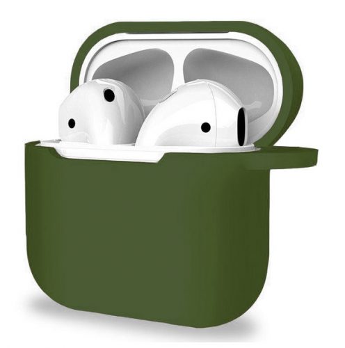 Apple Airpods Pro szilikon tok sötétzöld