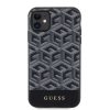 Apple Iphone 13 Pro Guess Magsafe Cube fekete szilikon tok