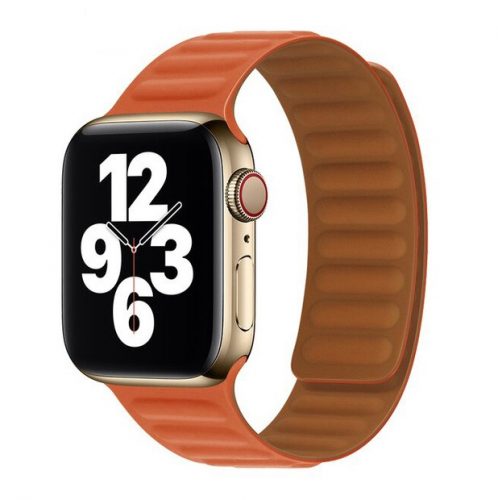 Apple Watch 38 40 41 mm mágneses óraszíj narancs