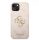 Apple Iphone 15 Guess Metal Logo Pink szilikon tok