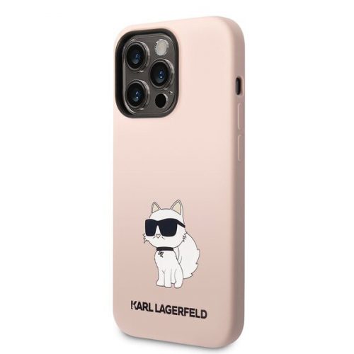 Apple Iphone 14 Pro Karl Lagerfeld Liquid Silicone rózsaszín szilikon tok