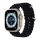 Apple Watch 42 44 45 49 mm ocean sport óraszíj fekete