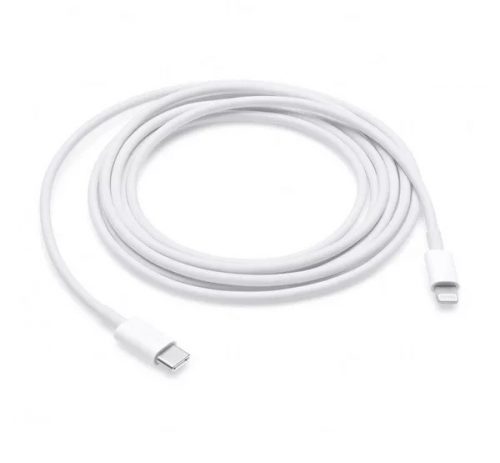 Töltő és adatkábel Apple készülékekhez Lightning - Type-c 100cm 2,1A fehér