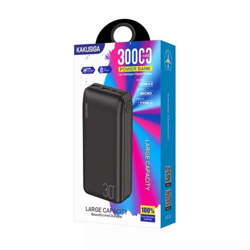 KAKUSIGA KSC-429 30000mAh Powerbank Fekete